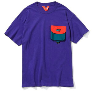 �yFLATLUX(�t���b�g���b�N�X)�zAQUA POCKET 3 TEE(PURPLE)�A�N�A �|�P�b�gT�V���c