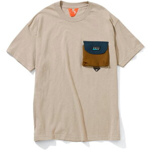 �yFLATLUX(�t���b�g���b�N�X)�zAQUA POCKET 3 TEE(SANDSTONE)�A�N�A �|�P�b�gT�V���c