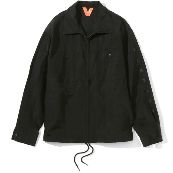 楽天市場】【FLATLUX(フラットラックス)】ISLAND SHIRT JACKET(BLACK 