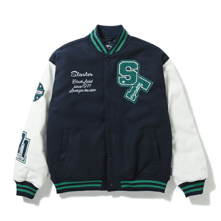 楽天市場】【STARTER(スターター)】MELTON STADIUM JACKET ST 