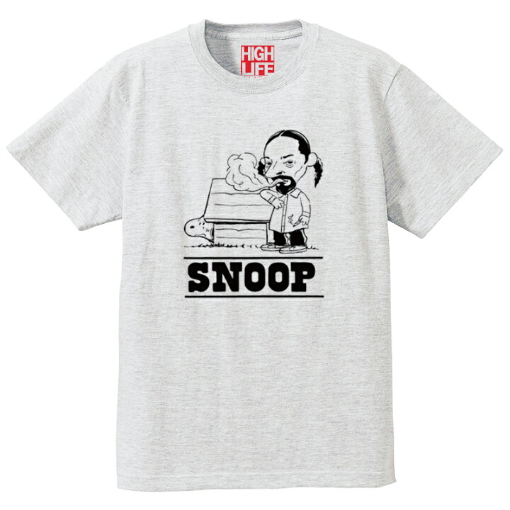 楽天市場】【HIGHLIFE（ハイライフ）】SNOOP TEE(ASH GREY)スヌープ 