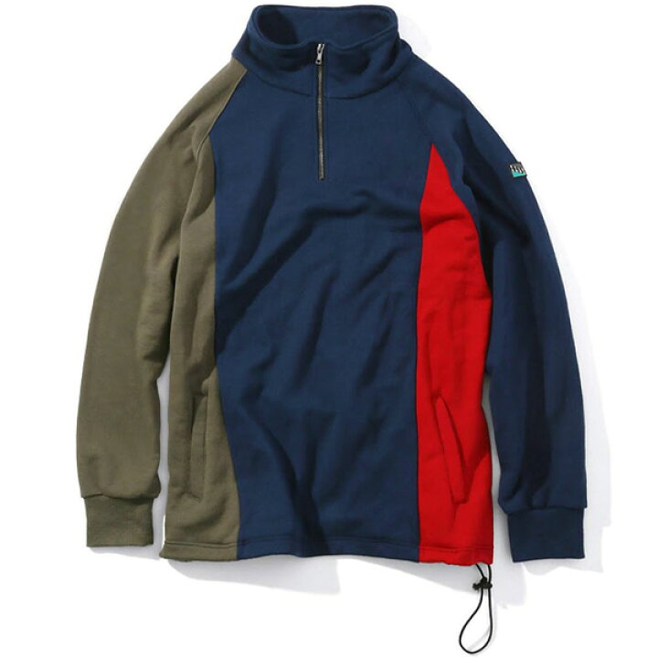 楽天市場】【FLATLUX／フラットラックス】FINESSE MOCKNECK(NAVY  