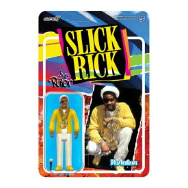 【SUPER7（スーパーセブン）】SLICK RICK ReAction Figures The Get Fresh Crew スリック リック リ・アクション フィギュア ゲット・フレッシュ・クルーTHE RULER　ラッパーフィギュア　人形