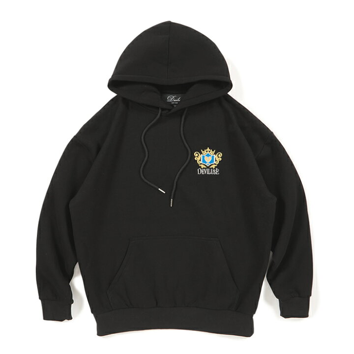 楽天市場】【Deviluse（デビルユース）】Emblem Pullover Hooded