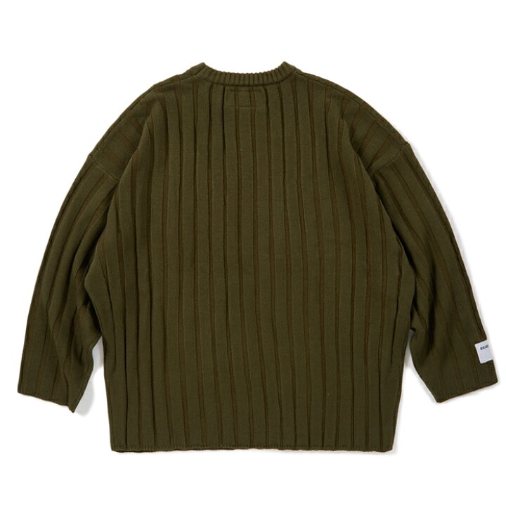 楽天市場】【Deviluse（デビルユース）】Bump Knit Crewneck(OLIVE 