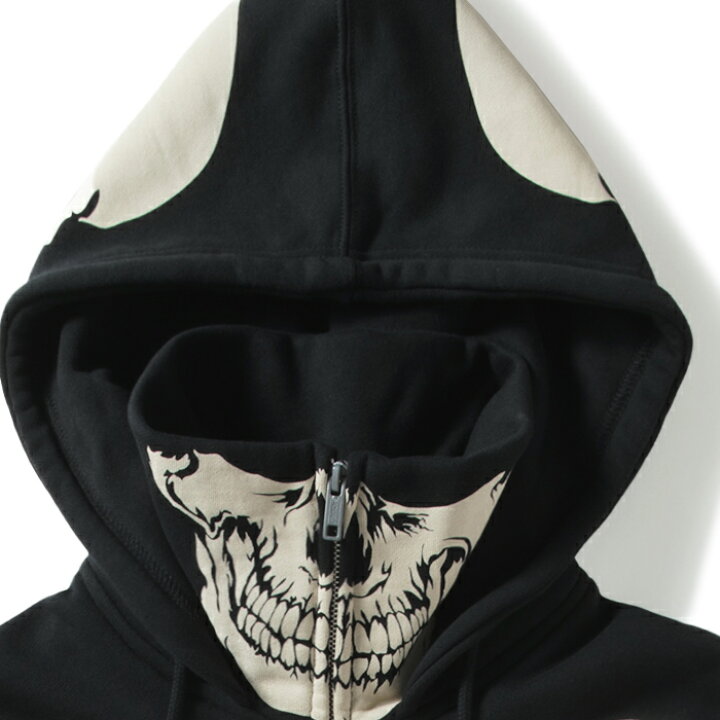楽天市場】【VANSON（バンソン）】SKULL BONE FULL ZIP PARKA(BLACK 