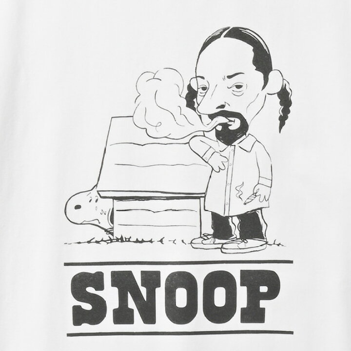 楽天市場】【HIGHLIFE（ハイライフ）】SNOOP TEE(WHITE)スヌープドッグ 