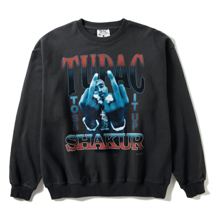 楽天市場】【2PAC（ツーパック）】TOSS IT UP CREWNECK SWEATTUPAC RAP 