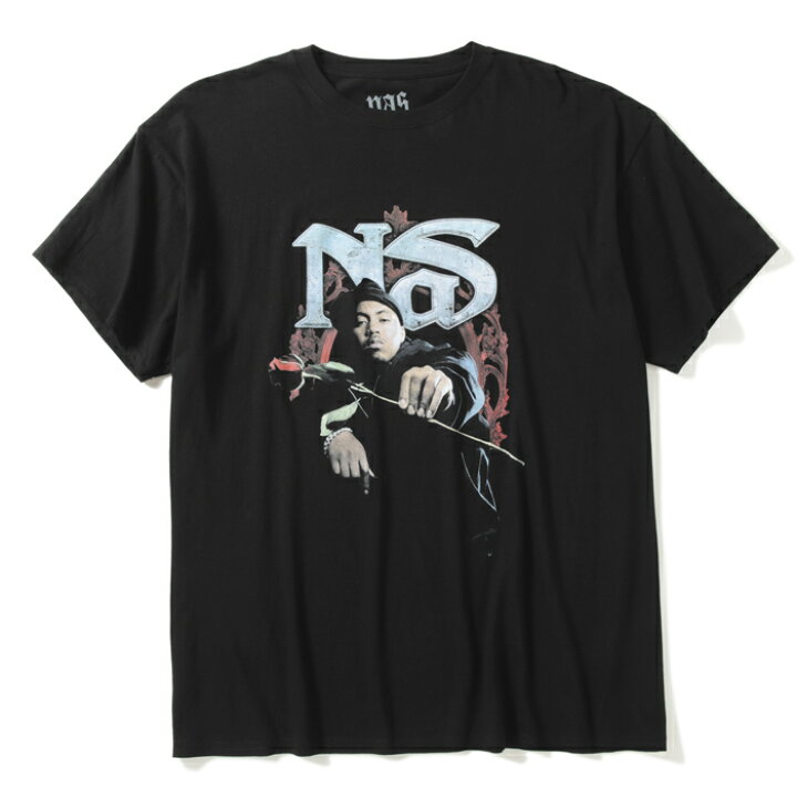 楽天市場】【Nas(ナズ)】RED ROSE TEE(BLACK)ILLMATIC イルマティック 