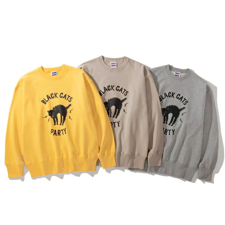 楽天市場】【FLATLUX（フラットラックス）】BCP CREWNECKBLACK CAT 