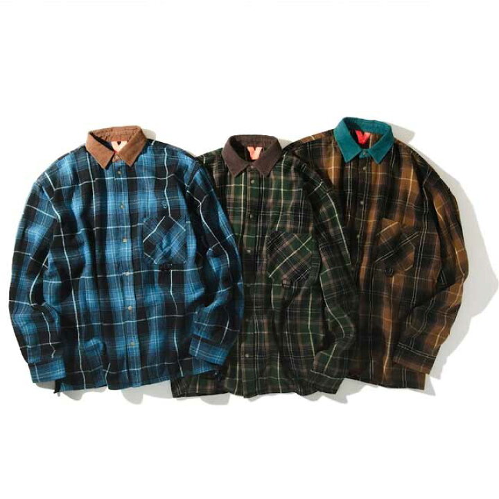 楽天市場】【FLATLUX（フラットラックス）】GRAND CORD SHIRT 