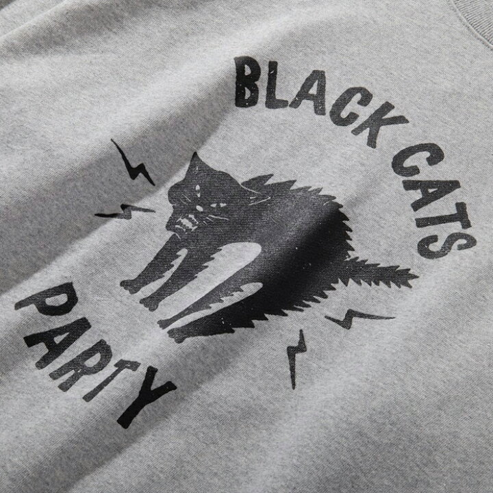 楽天市場】【FLATLUX（フラットラックス）】BCP CREWNECKBLACK CAT 