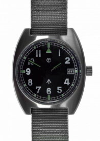 ミリタリーウォッチブランド MWC時計 腕時計 W10 トノー型 ノーロゴ 英国軍 モデル ブロードアロー【送料無料】自動巻き セイコー ムーブメント カレンダー 1970s