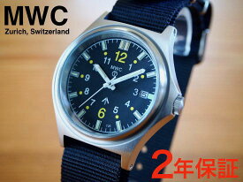 メンズ腕時計 ブランド MWC時計 ミリタリー ウォッチ カンパニー G10 100m MKV サテン仕上げトリチウム夜光 GTLS 自己発光 クォーツ マーク5