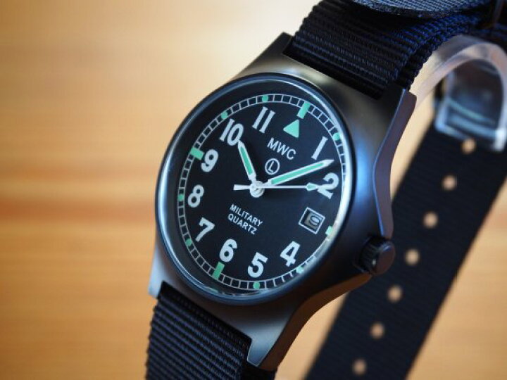楽天市場】ミリタリーウォッチ MWC時計 イギリス軍 G10LM PVD ブラック 
