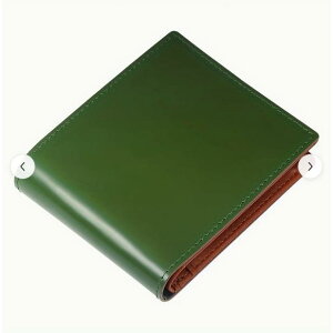 メンズ用本革二つ折り財布 - スリムデザイン、カードスロット9枚、コインポケット、第一級職人による日本製、ブラウン/ブラック/ダークブルー/ライトグレー