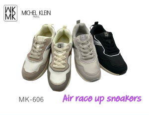 y݌ɌzMK MICHEL KLEIN ~VFN GA[\[ Xj[J[ y MK606 ubN O[ x[W zCg L uh 22.5 23.0 23.5 24.0 24.5