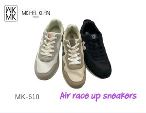 y݌ɌzMK MICHEL KLEIN ~VFN GA[\[ Xj[J[ y MK610 ubN x[W zCg L uh 22.5 23.0 23.5 24.0 24.5