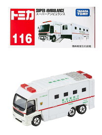 タカラトミー TAKARA TOMY トミカ No.116 スーパーアンビュランス (箱) はたらく車 ギフト おもちゃ 玩具 小学生 男の子