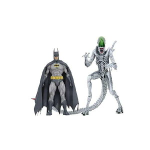 NECA Batman/Aliens - 7h Scale Action Figures - Batman and hJokerh Alien 2-Pack 