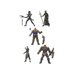 }[x Hasbro Marvel Legends Series Toys 6-Inch Collectible Action Figure 5-Pack The Children of Thanos, 5 Figures, Premium Design, Ages 4 