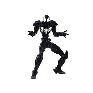 Mondo Tees Mecha: Marvel's Symbiote Spider-Man Action Figure, Multicolor 