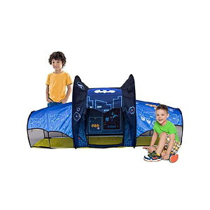 Sunny Days Entertainment Batman Batcave Tent - DC Comics Pop Up Play Tent for Kids | Over 6 Feet Long 