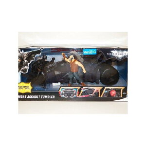 Mattel Batman Dark Knight Exclusive Action Figure Vehicle Combat Assault Tumbler with Batman  Bane 