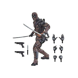 }[x Hasbro Marvel Legends Series 6-inch Premium Deadpool Action Figure Toy from Deadpool 2 Movie and 11 Accessories for Ages 14 and Up 