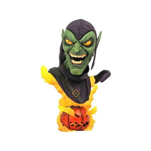 DIAMOND SELECT TOYS Marvel's Green Goblin Legends in 3-Dimensions 1:2 Scale Bust, Multicolor 