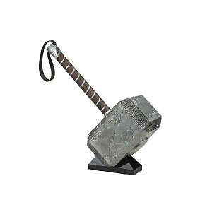 }[x Marvel Legends Mighty Thor Mjolnir Premium Electronic Roleplay Hammer with Lights and Sound FX, Mighty Thor Love and Thunder Rolepla 