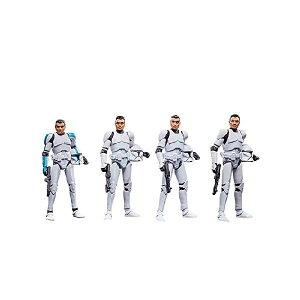 X^[EEH[Y Star Wars The Vintage Collection Phase I Clone Trooper 3.75-Inch-Scale Collectible Action Figure 4-Pack Set F5554 Multicolor 