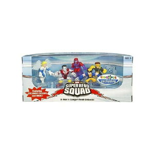}[x Marvel Superhero Squad Exclusive X-Men's Danger Room Debacle 5-Pack (Angel, Cylops, Wolverine, Colossus and Magneto) 