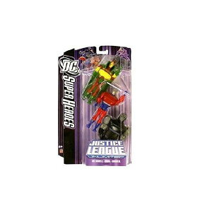DC Super Heroes Justice League Unlimited Action Figure 3-Pack with Mr. Miracle, Orion  Darkseid [Purple Card] 