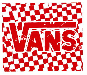 y[֑Ήz V VANS BIG RED CHECK STICKER ׁI