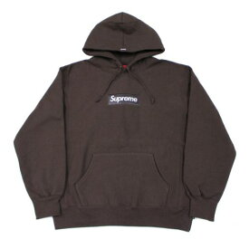 Supreme シュプリーム 21AW Box Logo Hooded Sweatshirt Brown BOXロゴ パーカー 【中古】