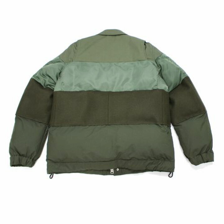 楽天市場】sacai サカイ 20AW Khaki Melton Wool Padded Blouson 