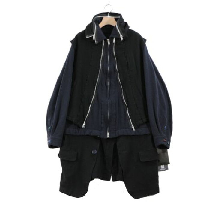楽天市場】UNDERCOVER アンダーカバー 21AW 縮絨レイヤードブルゾン 