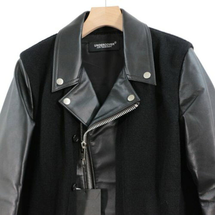楽天市場】UNDERCOVER アンダーカバー 21AW KNカーデMIXレザー 