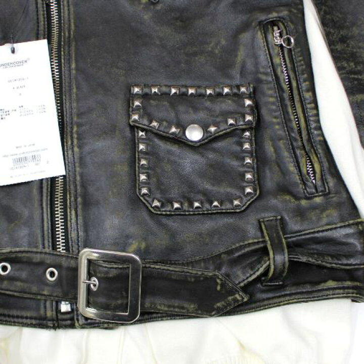 楽天市場】UNDERCOVER アンダーカバー 21SS シャツニットMIXレザー 
