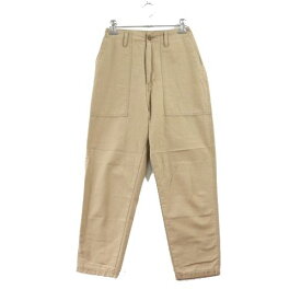 FLORENT フローレント 22SS Cotton linen taperd pants コットンリネンテーパードパンツ 32 ベージュ 【中古】