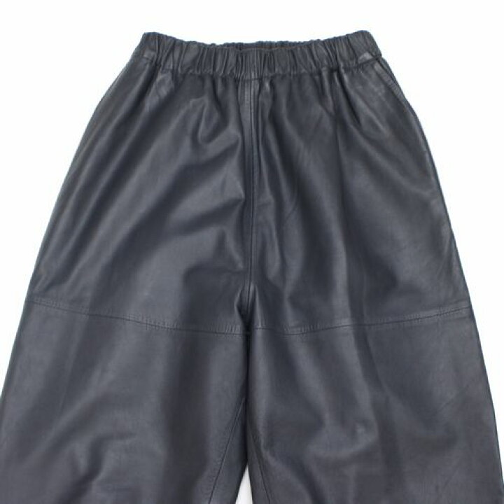 楽天市場】pelleq ペレック 21SS EASY TROUSERS ラムレザー イージー  