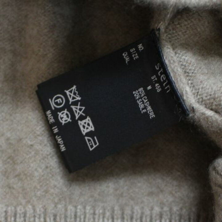 楽天市場】stein シュタイン 22AW EX FINE CASHMERE SABLE KNIT 