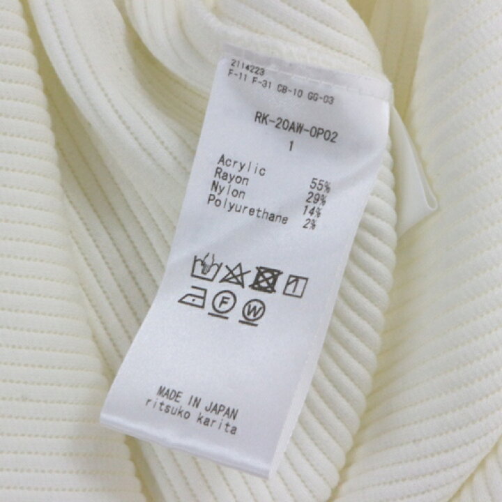 楽天市場】ritsuko karita リツコカリタ 20AW Rib knit dress 
