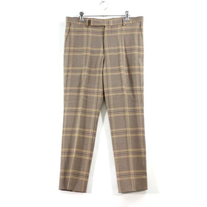 楽天市場】AURALEE オーラリー 19AW WOOL SERGE CHECK NARROW SLACKS  