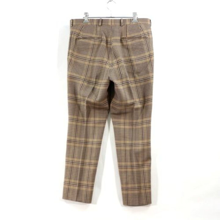 楽天市場】AURALEE オーラリー 19AW WOOL SERGE CHECK NARROW SLACKS  