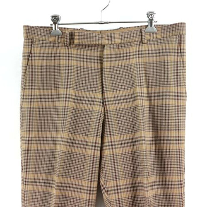 楽天市場】AURALEE オーラリー 19AW WOOL SERGE CHECK NARROW SLACKS  