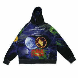 Supreme × UNDERCOVER 18SS Public Enemy Hooded Sweatshirt パーカー XL ブラック 【中古】