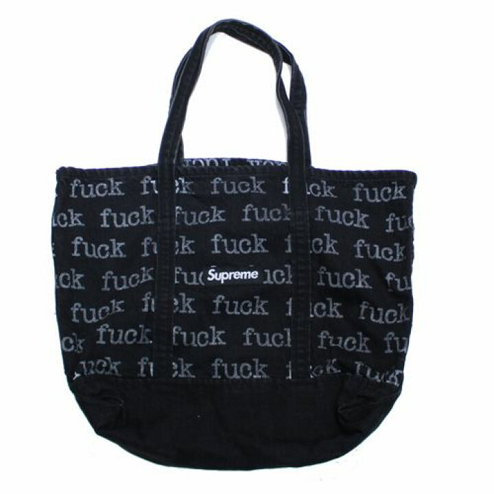 楽天市場】Supreme 13SS Fuck Denim Tote デニム トートバッグ 