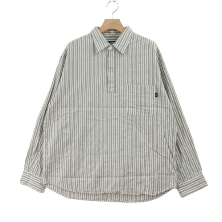 楽天市場】BOTT ボット 22AW Stripe Pullover Shirt ストライプ プル 